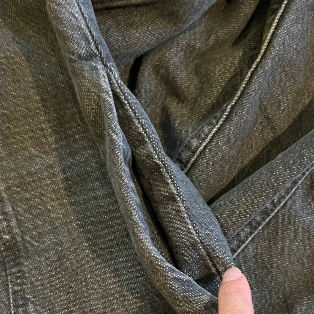 NWT Universal Thread - Black Denim Button-Down An… - image 4